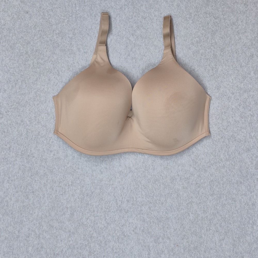 Soma Women Bra 36DD Beige Vanishing 360 Wireless T Shirt Lightly Lined